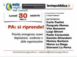 Immagine di anteprima per Pa: si riprende! Priorità, emergenze, nuove disposizioni, scadenze e sfide organizzative