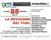Post precedente: La Revisione del TUEL