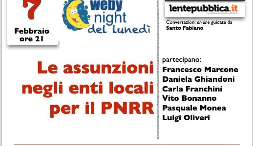 Immagine in evidenza del post: Le assunzioni negli Enti Locali per il PNRR