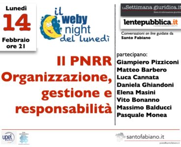 PNRR: organizzazione, gestione e responsabilità