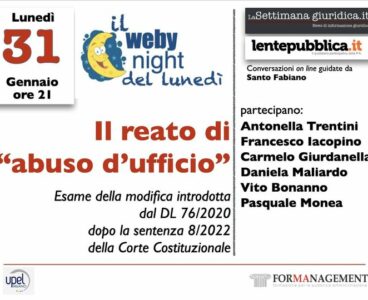 Il reato di abuso d’ufficio