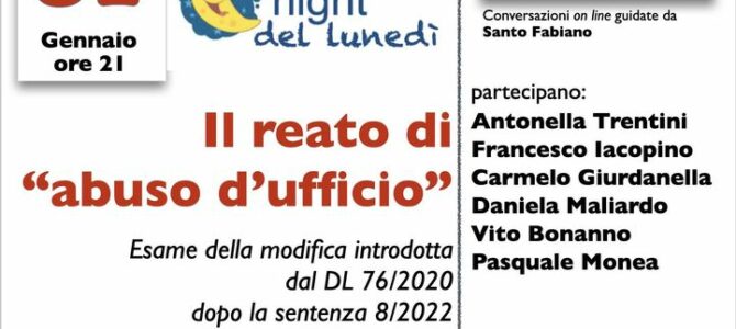 Immagine in evidenza del post: Il reato di abuso d’ufficio