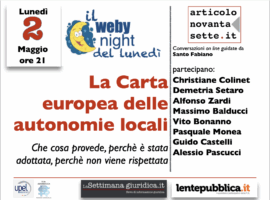Immagine di anteprima per La carta europea delle autonomie locali
