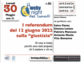 Immagine di anteprima per I referendum sulla giustizia 2022